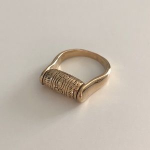 NWOT Brass Swivel Ring